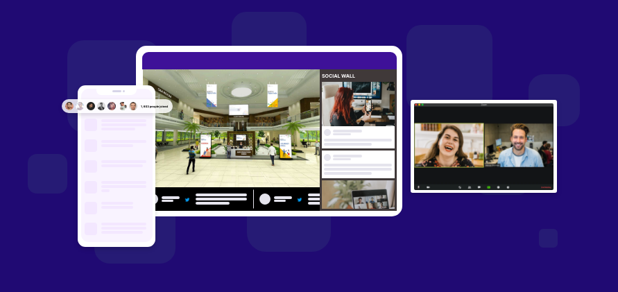 Virtual Event Platform interface