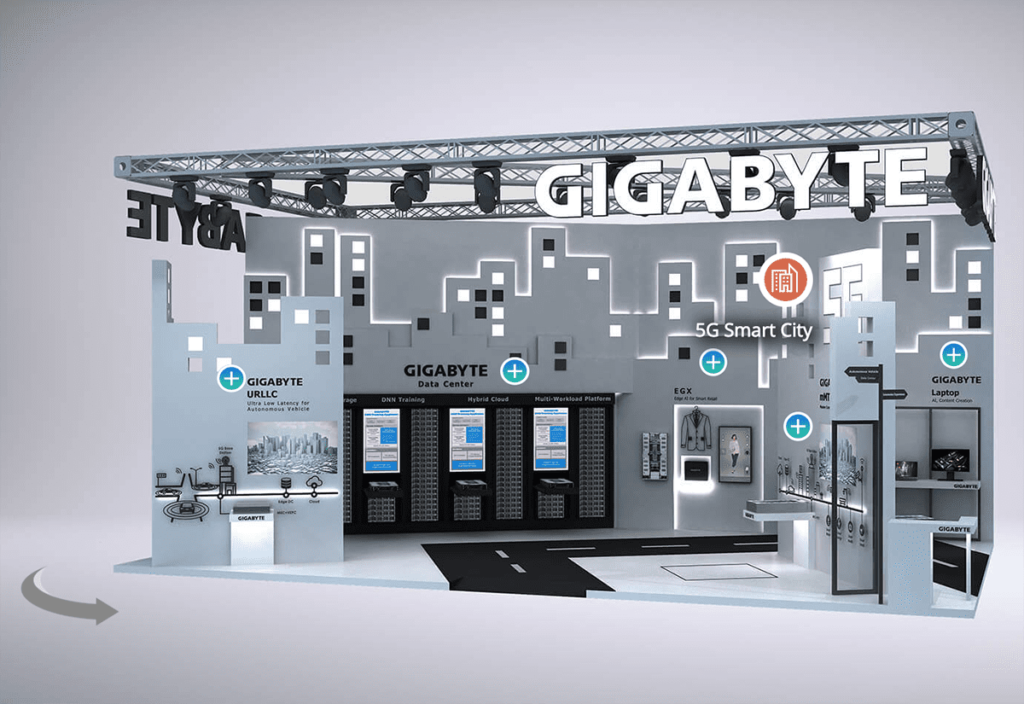  Virtual Trade Show Example - Gigabyte