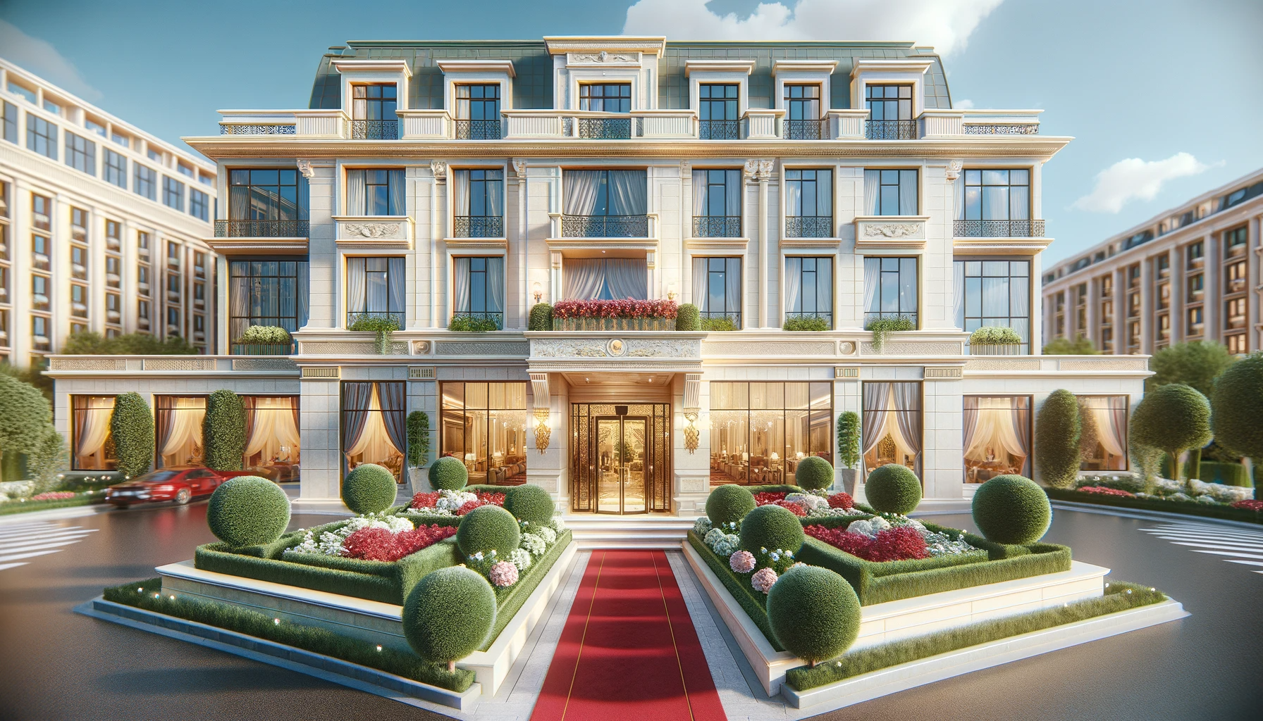 Luxurious hotel,